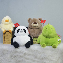 胖墩熊娃娃毛绒玩具熊猫公仔北极熊抱抱熊动物玩偶抱枕跨境批发