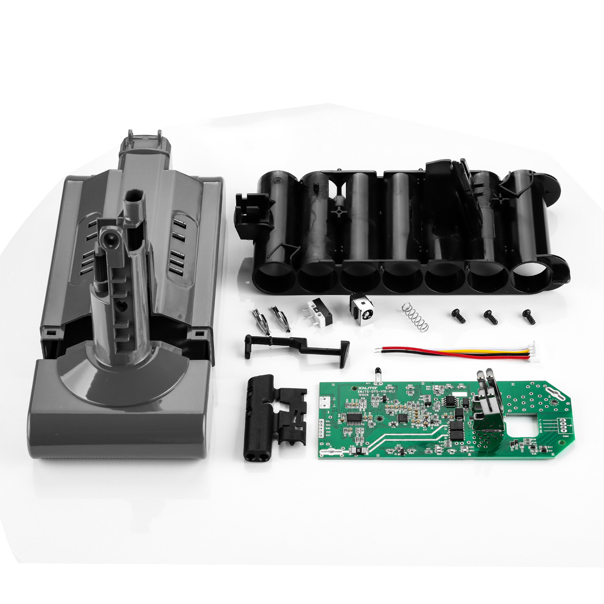 适配戴森dyson v6吸尘器锂电池pcb电路保护板外壳电池套料厂家