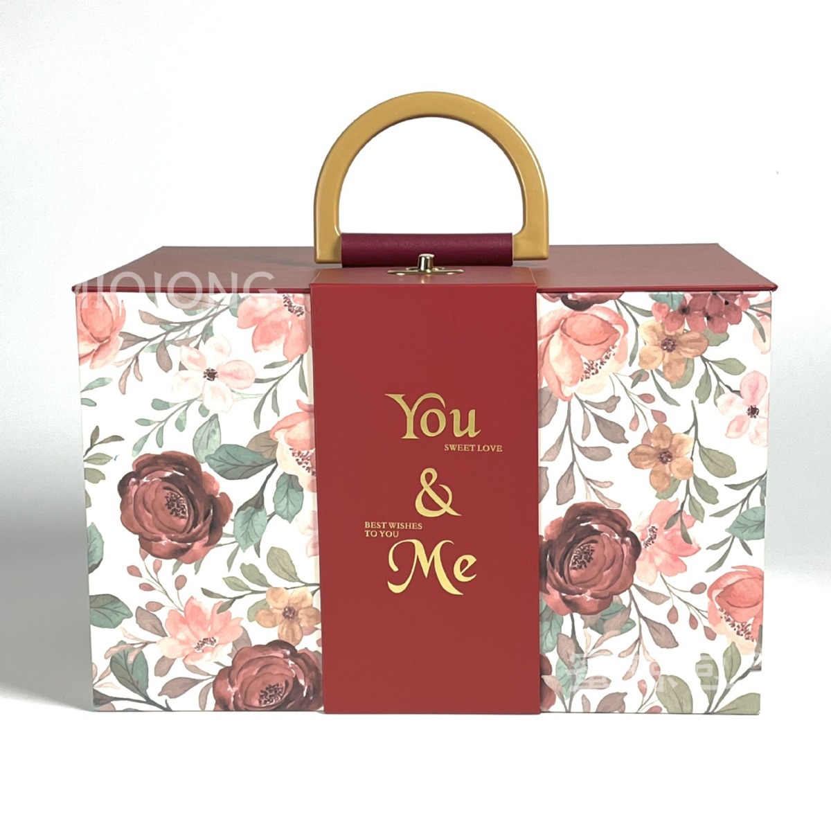 大号双层手提结婚喜糖喜饼礼盒婚礼伴手礼乔迁礼节日礼订婚包装盒