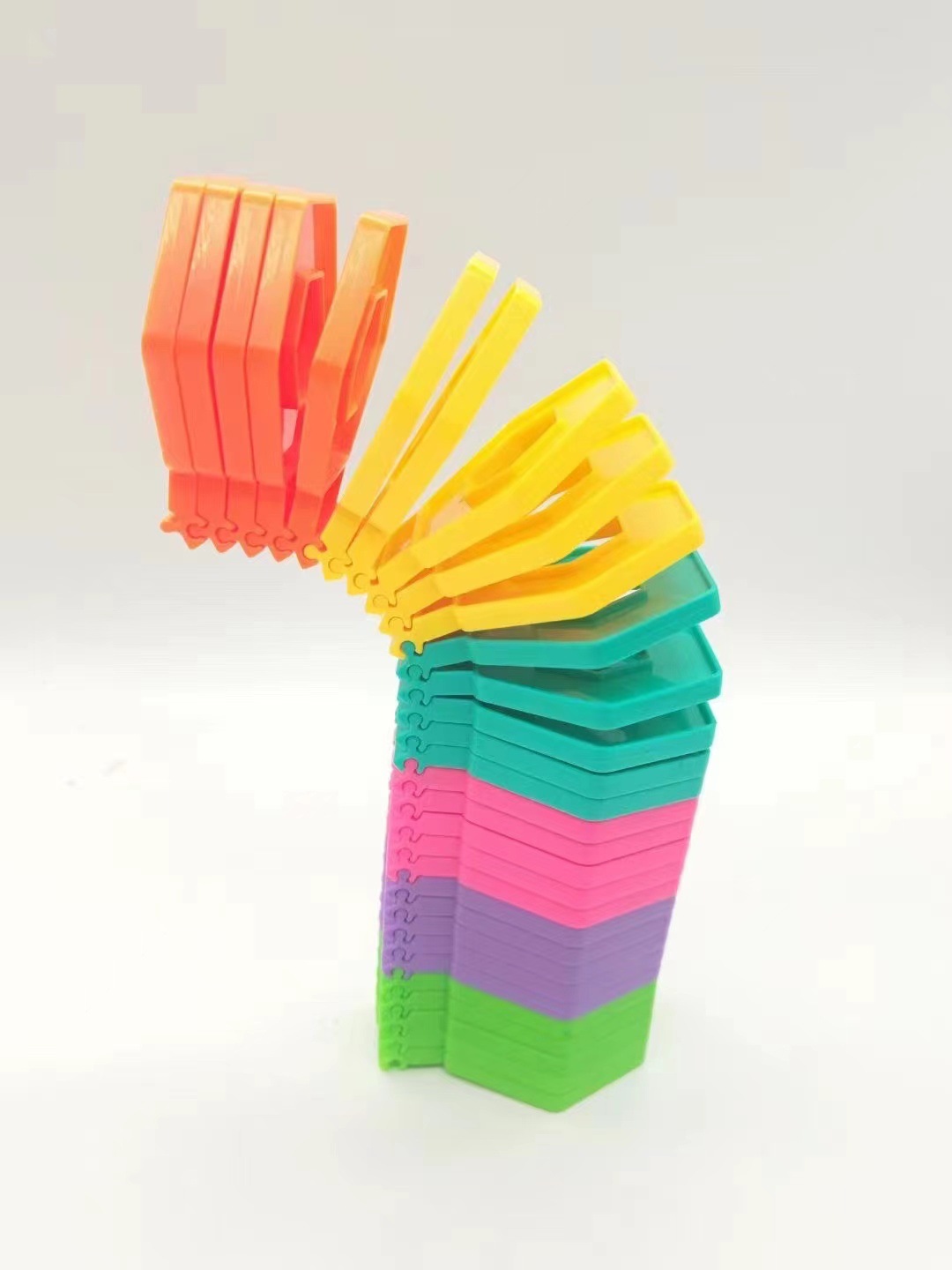 New Product Pai Pai Le Puzzle Decompression Toy Cool Colored Ring Jenga Hula Hoop Puzzle Decompression Toy
