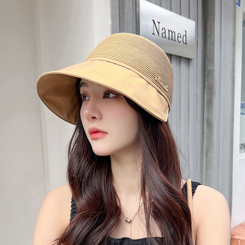 new hat women‘s big brim sun protection hat korean style riding summer sun hat fashion sports cute bucket hat wholesale