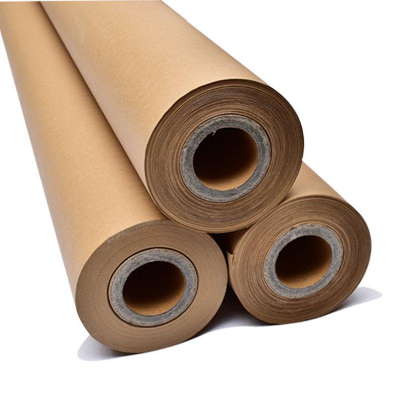 牛皮纸卷淋膜牛皮纸耐破酒坛封口密封手抓海鲜装修隔离包装纸代发