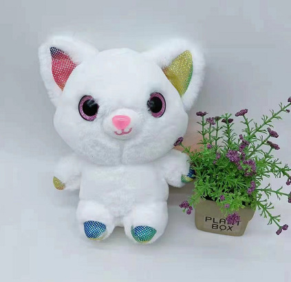 可爱大眼猫抱枕新毛绒玩具网红公仔睡觉床上抓机娃娃玩偶女孩超软