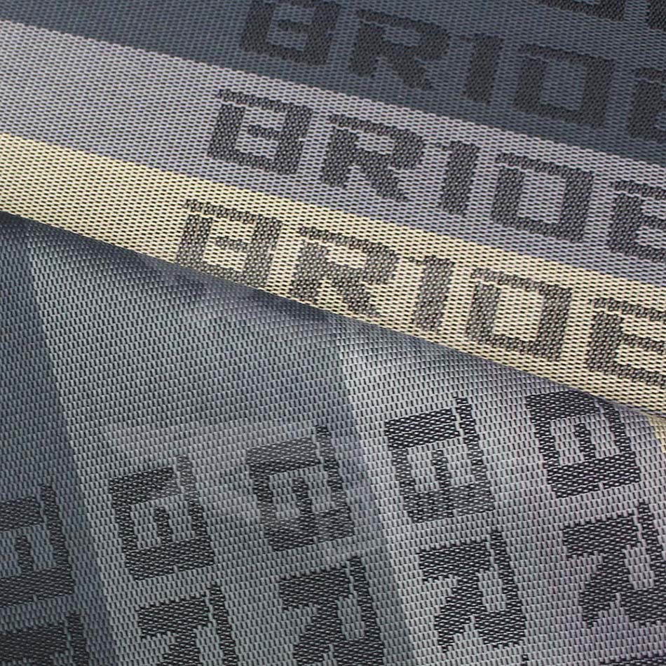 汽车座椅bride个性改装赛车座椅布料 recaro渐变色布可定 制 logo