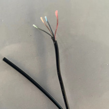 厂家押出 四芯耳机漆包连接线 护套电子线，8×0.08 ×4 OD2.0