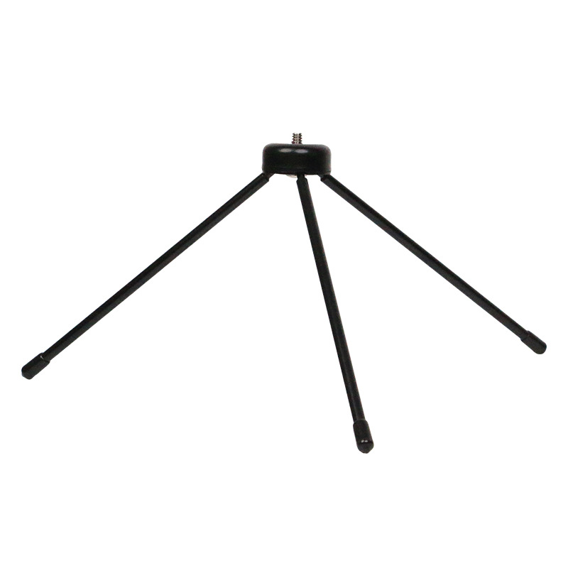 10寸灯套装19cm手机直播三角架 全金属桌面补光灯三脚架 铁三脚架
