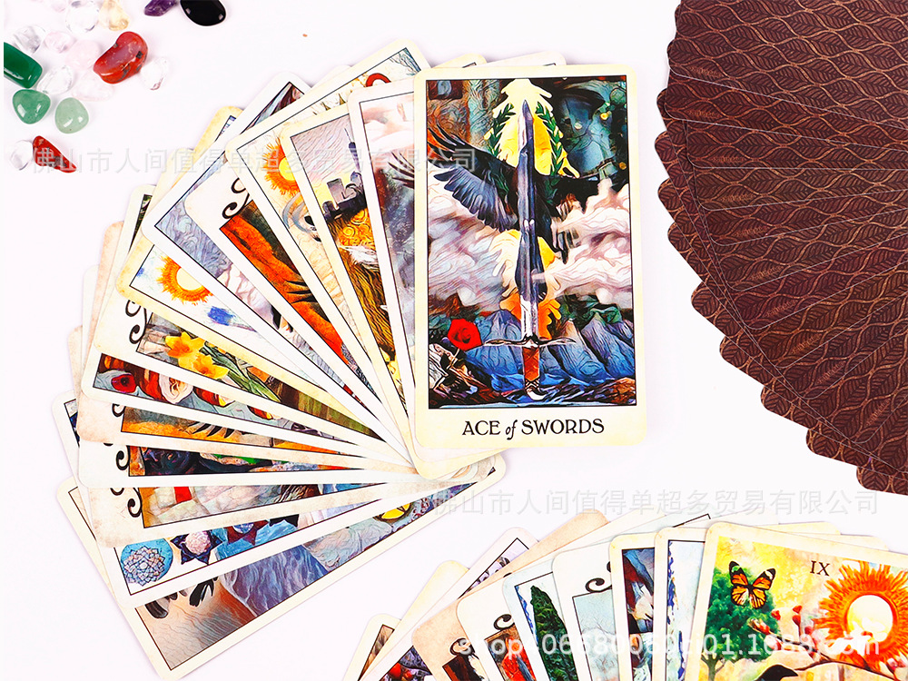 现货大尺寸12*7灵魂之歌塔罗牌 spirit song tarot带纸质说明书