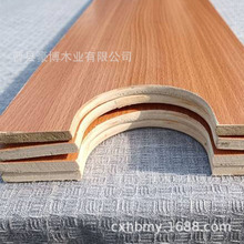 厂家供应批发杨木贴纸条排骨架床板条杨木芯双贴直条弯曲条木板条