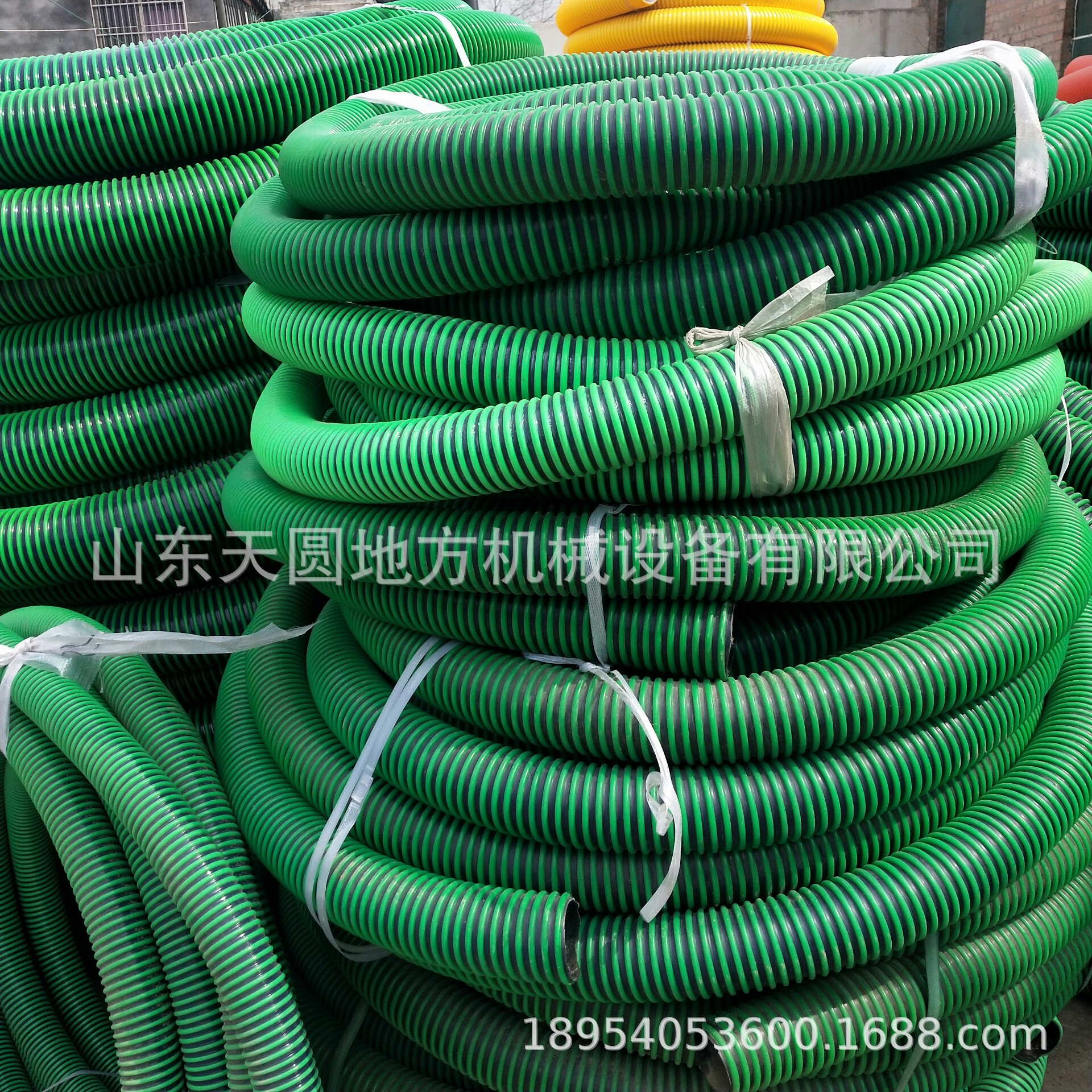 4寸上水管pvc排水自吸管 30米抗晒dn100抽粪吸粪抽污螺纹树脂管子