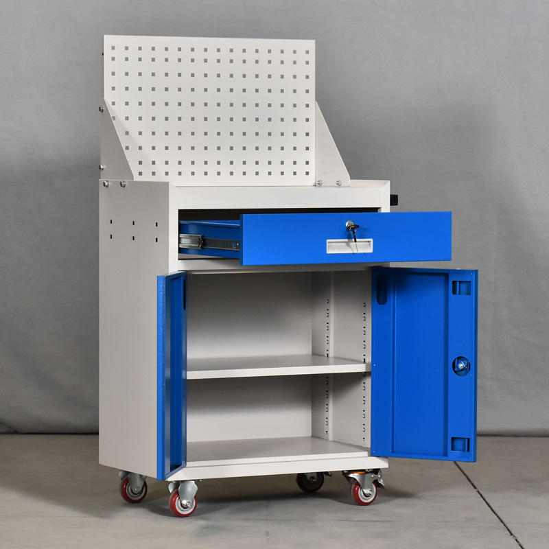 重型车间工具柜维修零件柜汽修工具车抽屉式双开门工具收纳柜铁柜