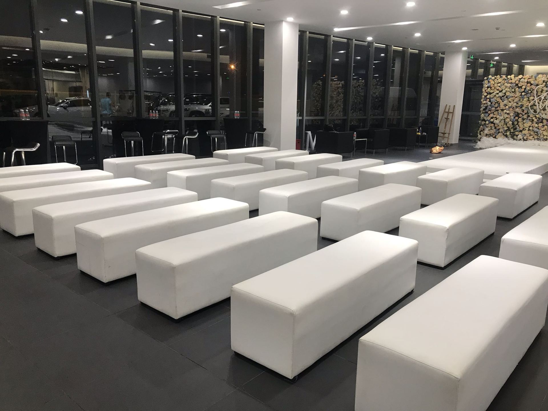 展会中心活动婚礼现场沙发墩吐司沙发方凳长凳软包沙发儿童用软包