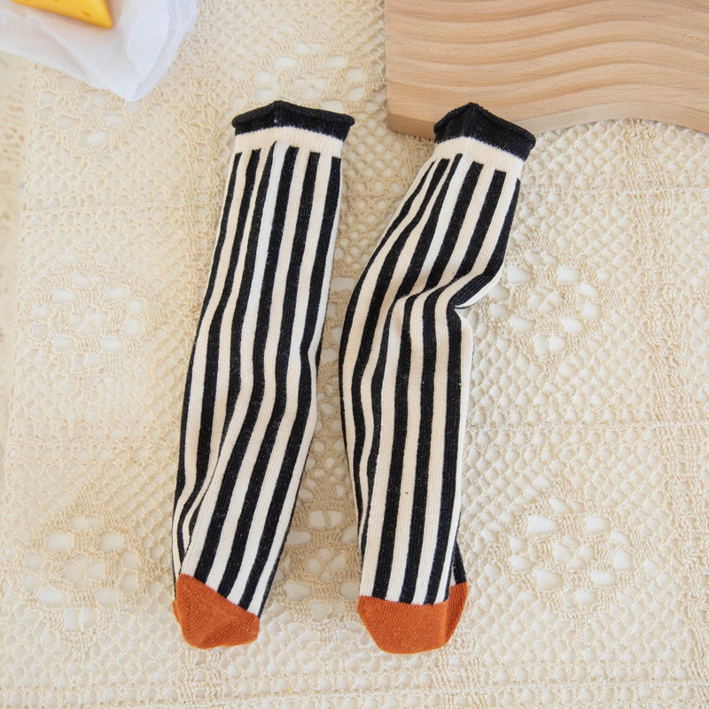 2023 Spring and Autumn New Ins Style Japanese Style Mid-Calf Length Socks Korean Cartoon Animal Boys and Girls Straight Children's Socks Fashion