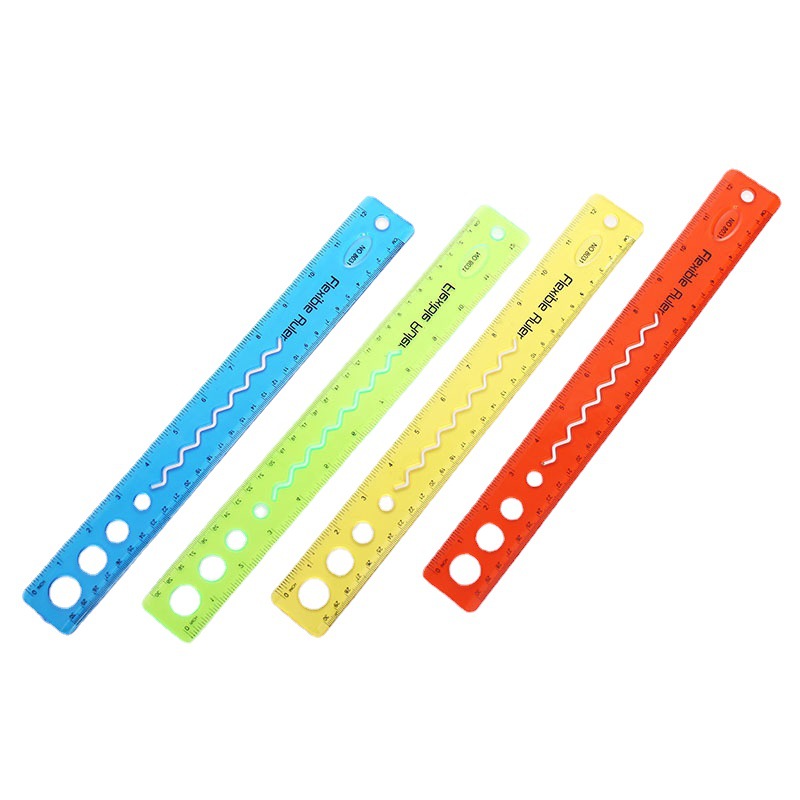 Measuring Tape Children Student Stationery 30cm Ruler Foldable Multifunctional School Supplies Wholesale Measurement Measuring Tape Wholesale