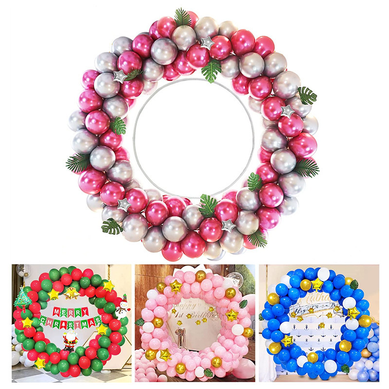 Cross-Border Balloon Air Circle Ring Balloon Ring Shape Loop Birthday Party Wedding Room Scene Wedding Room Layout Arch