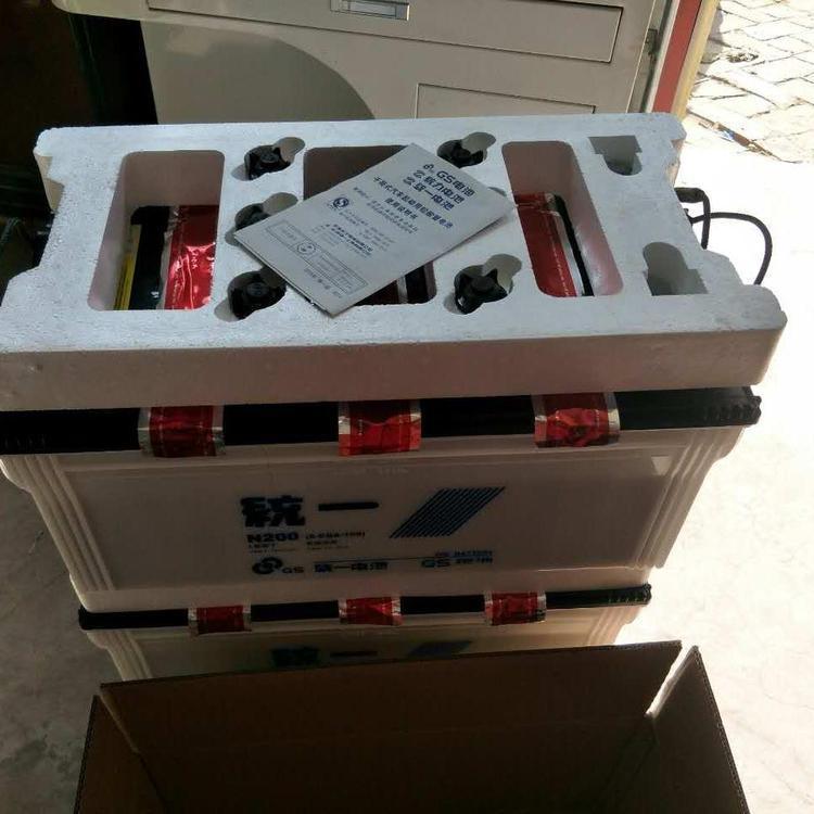 统一电瓶n200 免维护铅酸蓄电池12v200ah船舶游艇/救生艇用货车