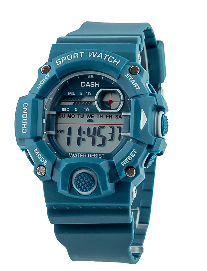 dash马卡龙色系6位机芯电子表功能闹铃日历冷光星期显示厂家批发