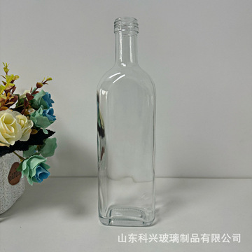 批发晶白料玻璃酒瓶一斤装玻璃酒瓶分装瓶密封白酒瓶空酒瓶-阿里巴巴