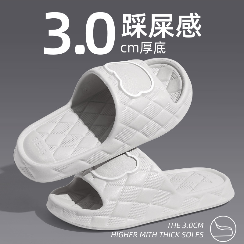 Women's Summer Home Indoor 2023 New Bathroom Non-Slip Deodorant Mute Eva Home Sandals Men