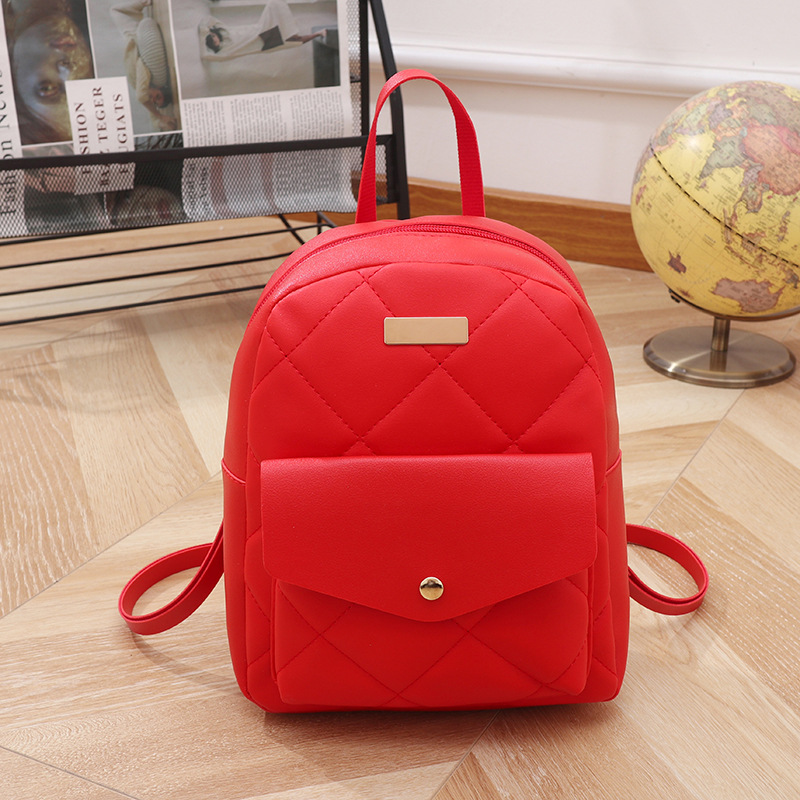 Backpack Fashion Female Chic School Student Large Capacity School Bag Embroidered Small Backpack