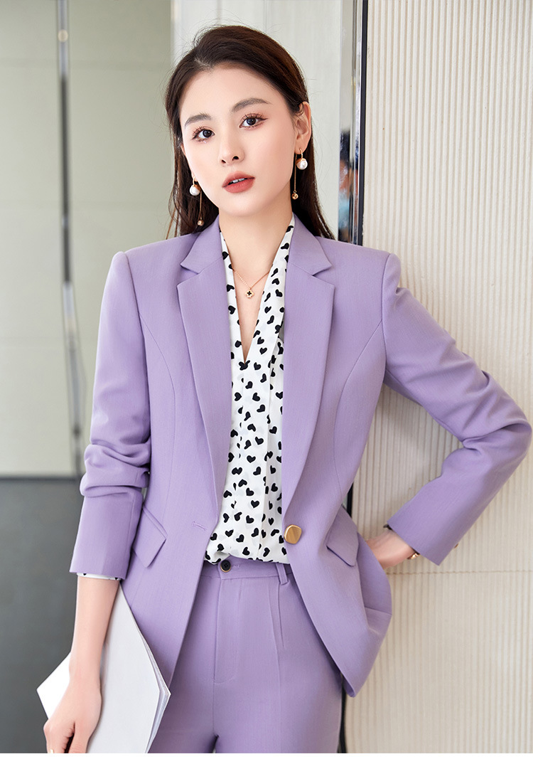 2022年春装职业装女韩版时尚气质名媛女神范套装高级感西服两件套