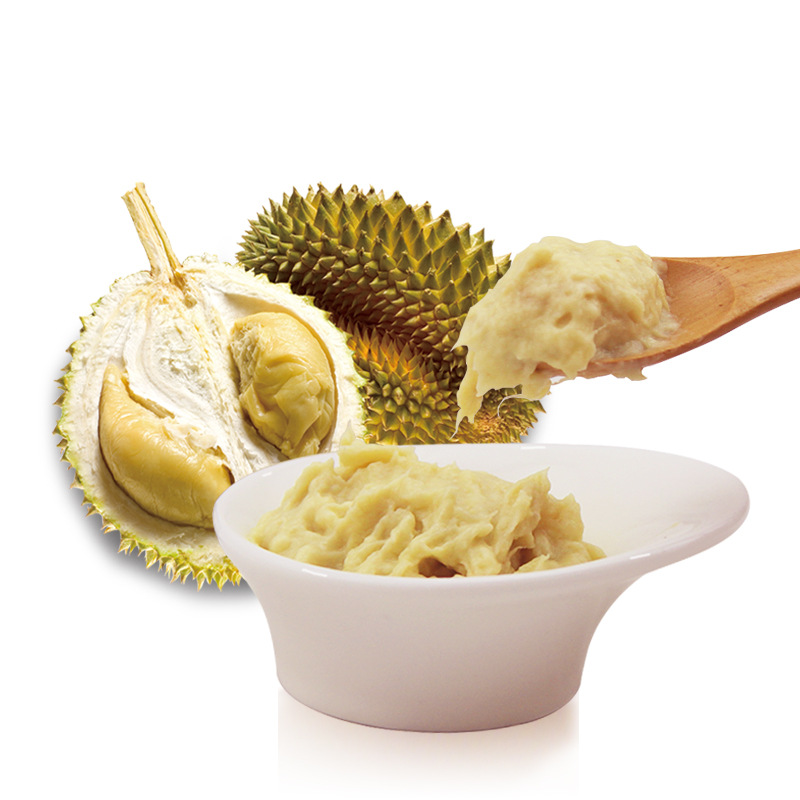 泰国a级冷冻榴莲肉泥 树熟急冻新鲜无核金枕榴莲泥200g×3瓶