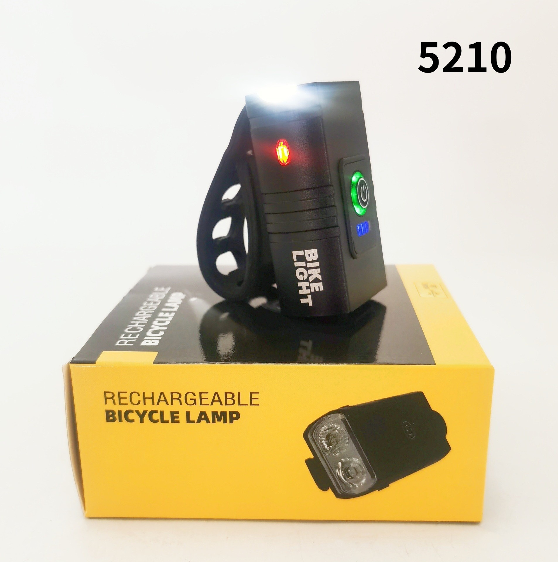 自行车灯双t6前灯usb充电强光手电筒骑行夜骑电量显示山地车配件