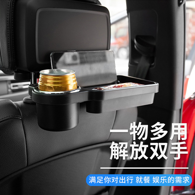 car plate holder foldable chair back rear seat dining table car plate drink holder mobile phone holder for car interior