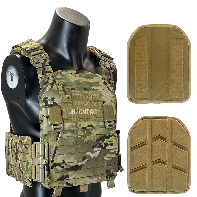 联特直销亚马逊畅销款激光切割快拆战术背心带eva压模缓冲衬垫/对