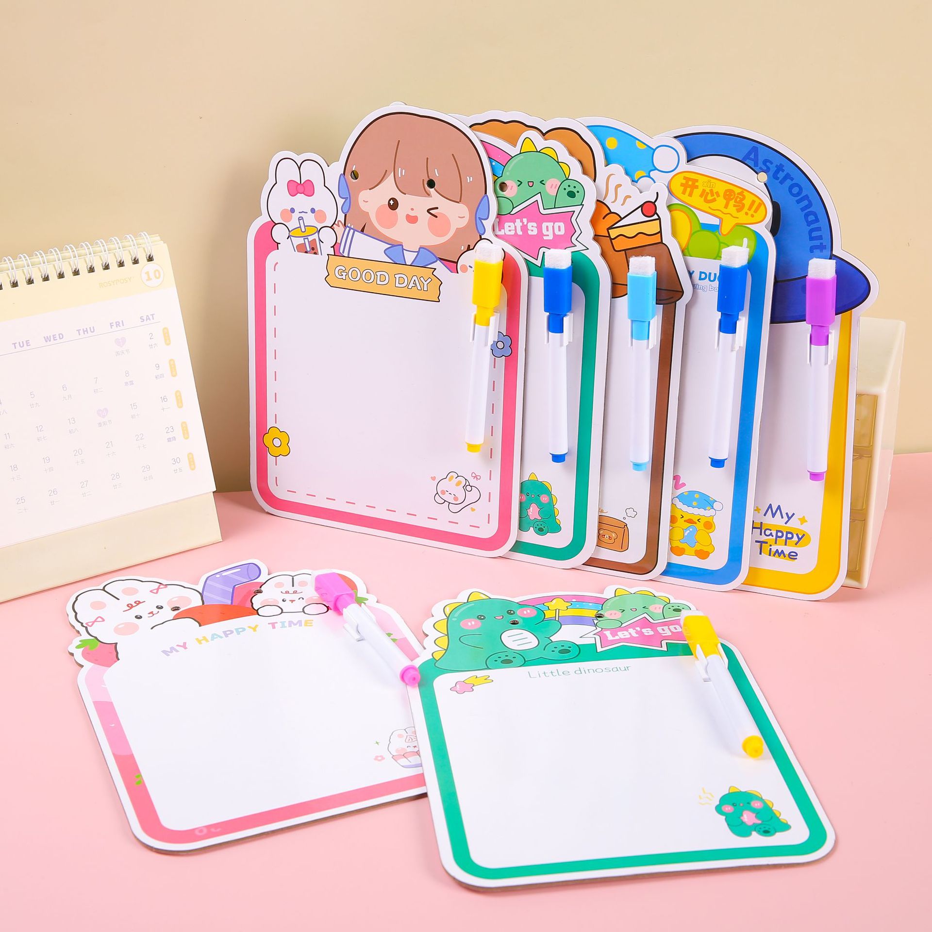 卡通双面可擦画板幼儿园男孩女孩绘画涂鸦小白板幼儿园早教留言写