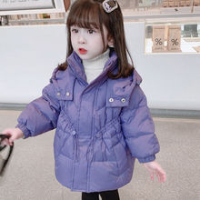 幼童羽绒服韩版女童中长款2023冬季新款幼儿童宝宝外套小女孩冬款