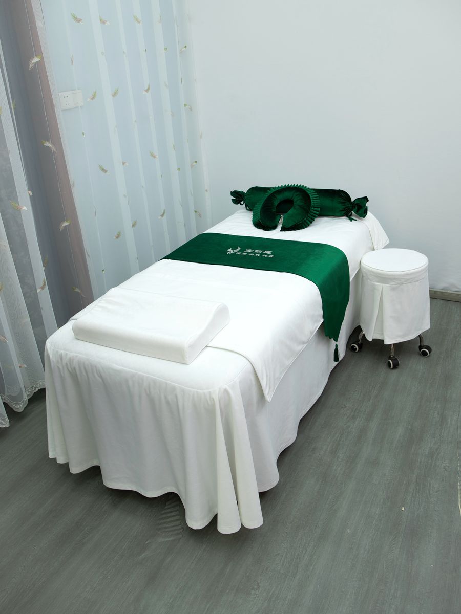 皮肤管理美容床罩套四件套日式床品轻奢床单美容院美容床床上用品