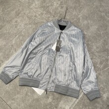 gucci/古驰 23ss新款经典红绿条纹织带立领面包羽绒服男 外套女