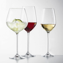 德国进口家用水晶杯玻璃杯红酒杯高脚杯大号葡萄酒杯香槟杯对杯子