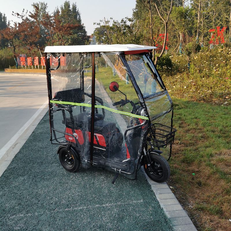 小型三轮车电动三车轮车雨棚新款2021可拆卸车篷全包围专用加厚