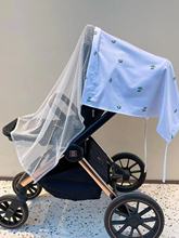 INS新品加密透气遮光防蚊婴儿推车网纱罩 通用便携式蚊帐一件代发