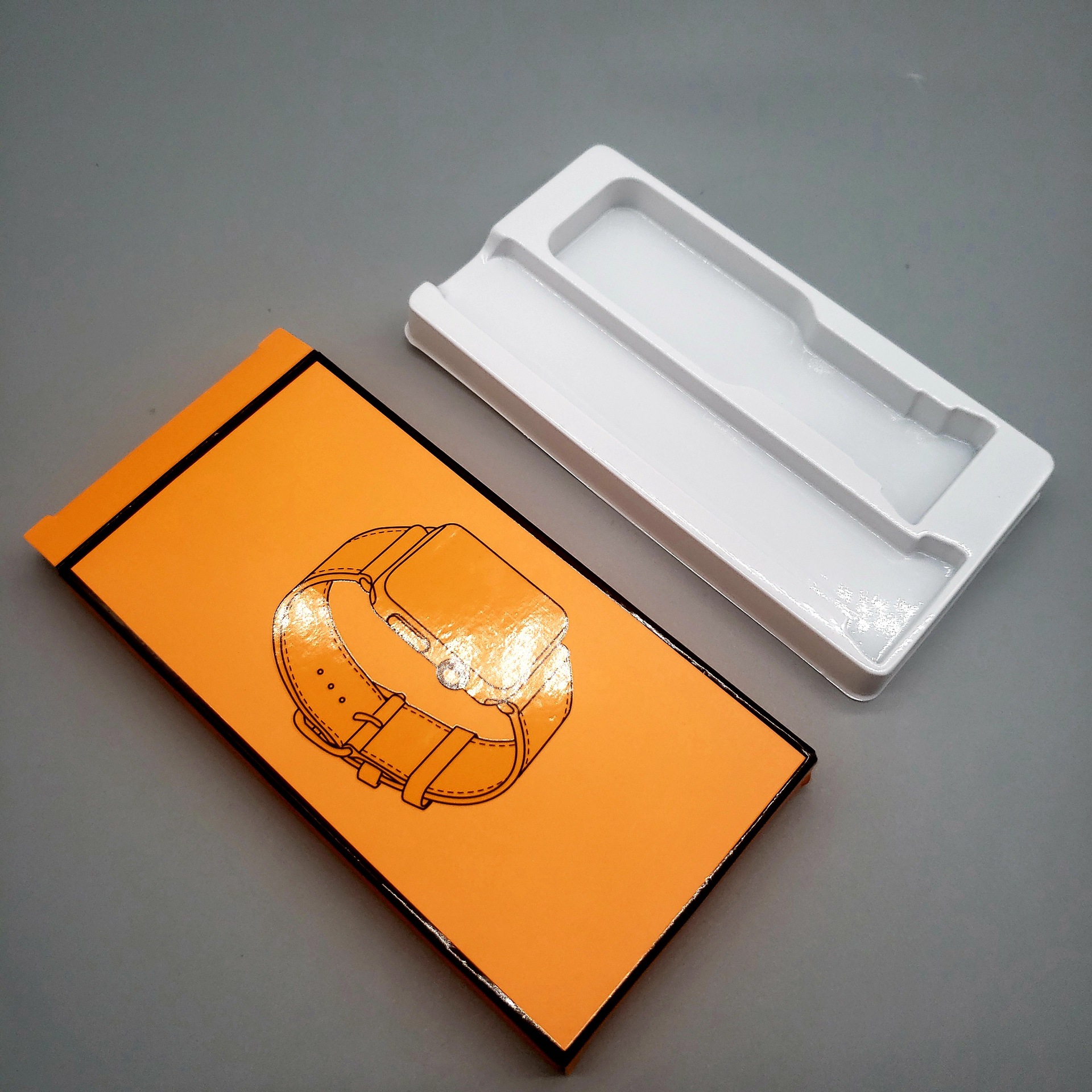 礼盒手表带包装盒爱马橙包装纸盒吸塑内托新款表带包装现货 hy-52