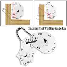 2Pcs/Set Stainless Steel Welding Gauge Key Tee Joint Welding