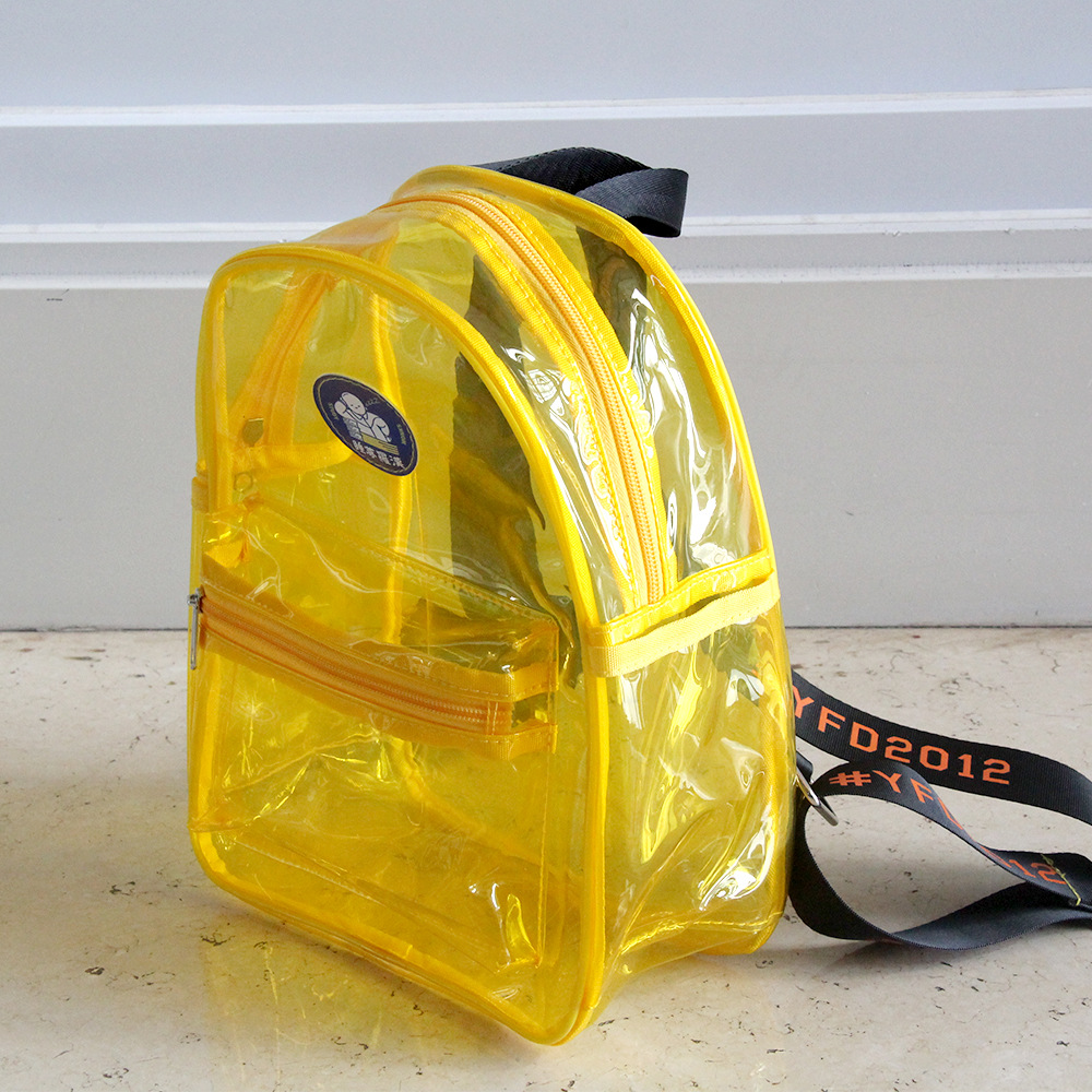 小学生书包定制儿童书包韩版透明pvc背包减负可爱公主女孩双肩包