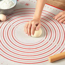Kneading Dough Mat Silicone Baking Mat Pizza Cake Pastry Pad