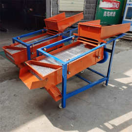 金银花筛选机 小型药材片分级除杂振动过筛设备