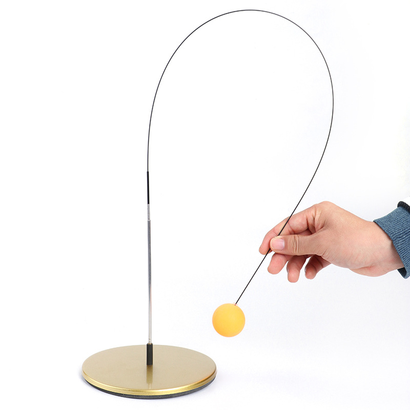 乒乓球训练器弹力软轴兵乓球单人双人训练视力家用健身器儿童玩具