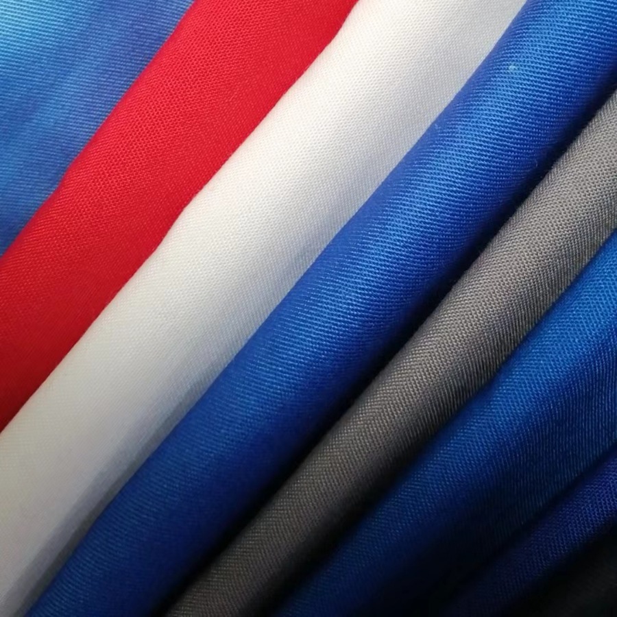 现货涤棉斜纹染色130*70彩色细斜纹布料 工作服 衣帽 鞋材用料