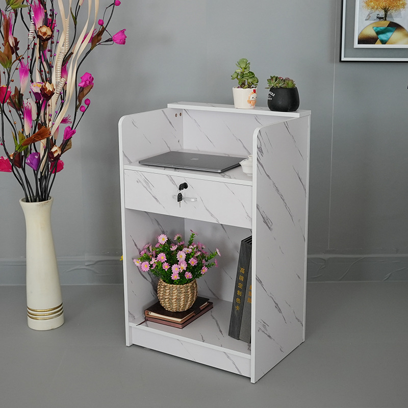 收银台店铺小型简约现代服装店美甲理发吧台柜台柜子迷你小收银桌