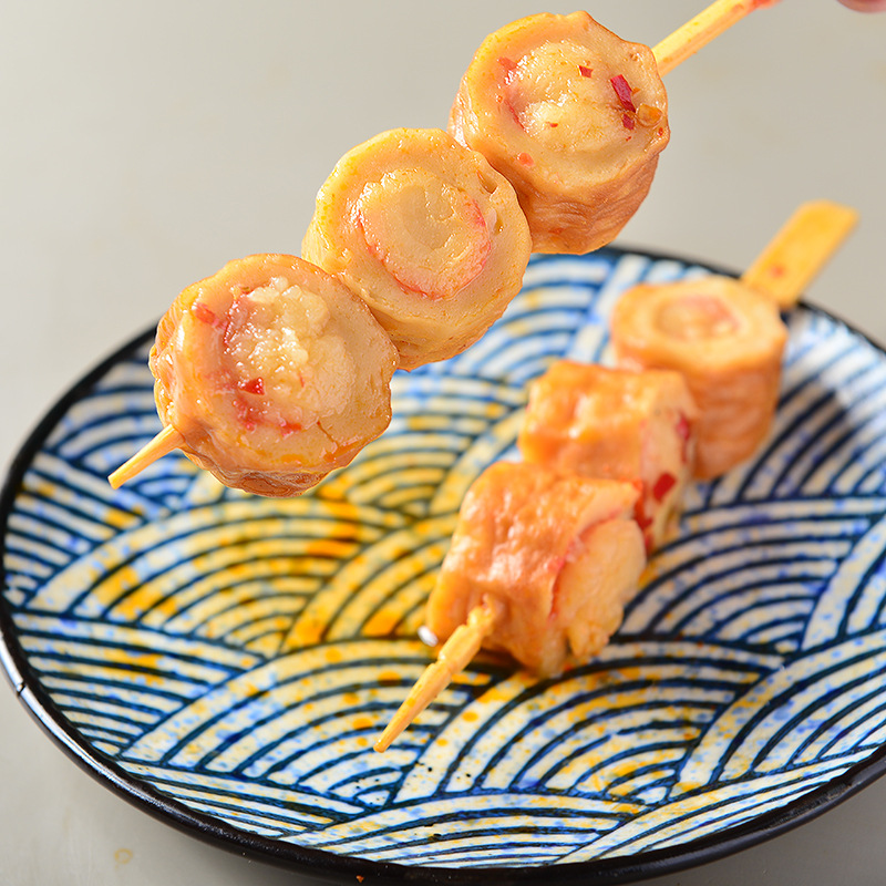 蟹肉竹轮串400g便利店关东煮串串香火锅城新鲜食材批发麻辣烫