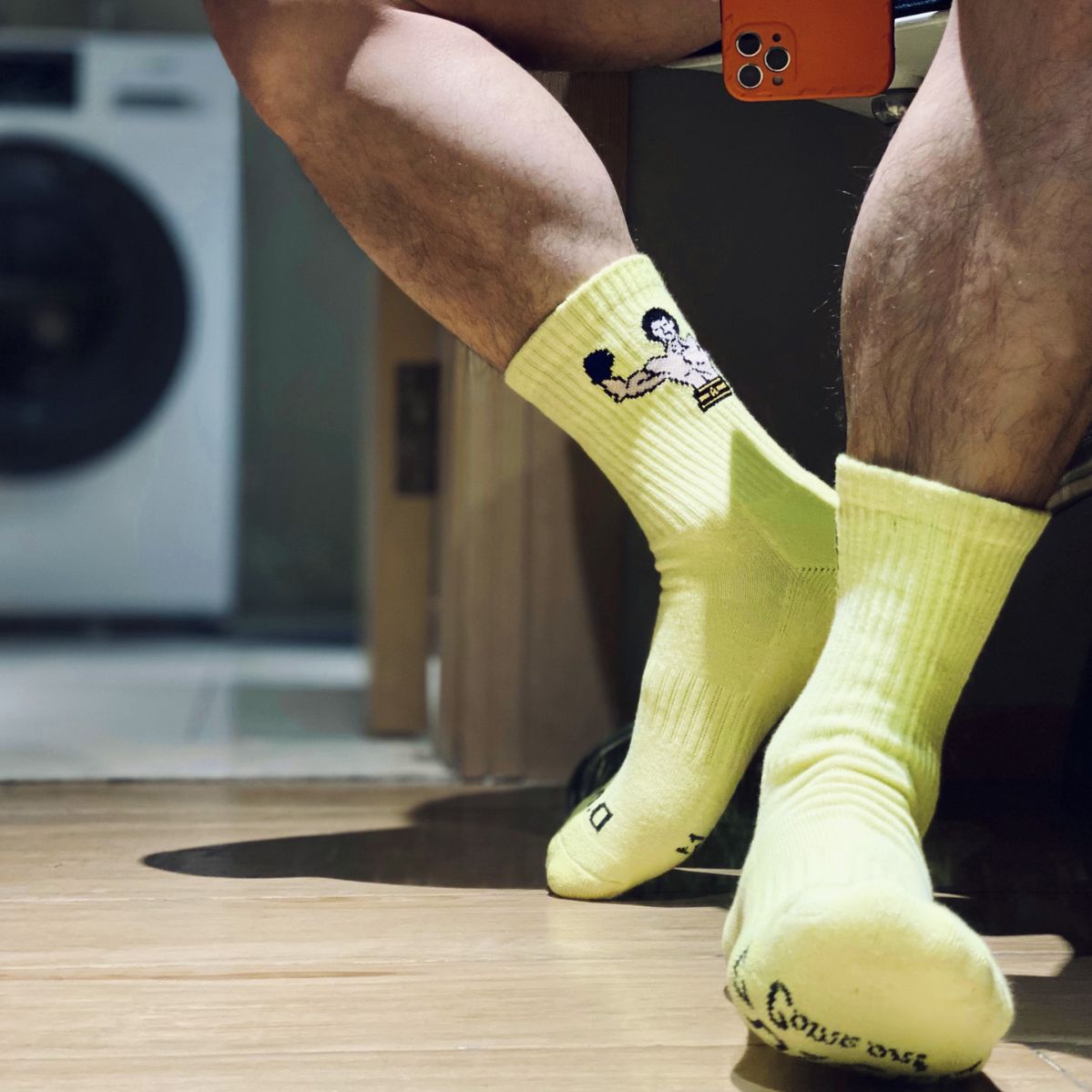 m男袜肌肉男卡通图案字母中筒袜子潮个性毛圈篮球运动袜棉袜白