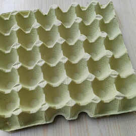 8%纸浆托厂家直销30枚纯纸浆鸡蛋托盘包装盒纸运输蛋托手工diy环创