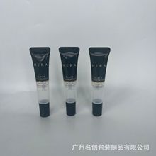 厂家直供10ML15ML化妆品软管定制透明管丝印尖嘴管粉底液