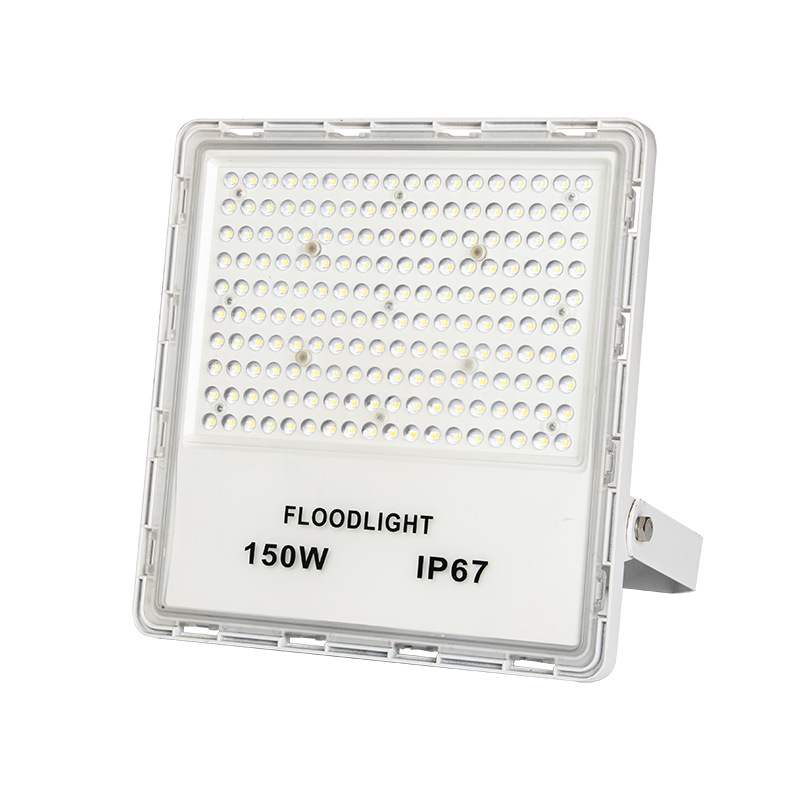 Rainproof Floodlight Outdoor Bright Spotlight Square with Bracket Spotlight IP67 Outdoor Lamps Thick Material Spotlight