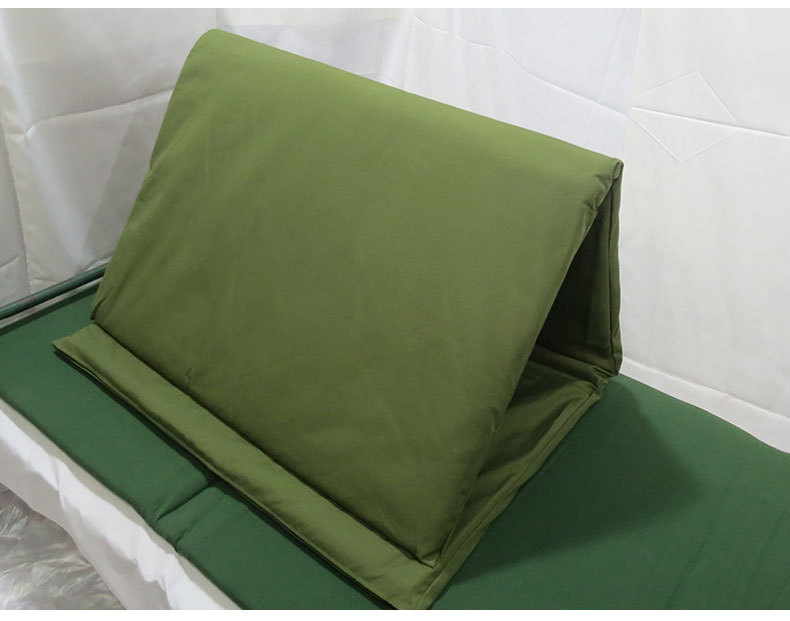 学生宿舍单人硬质棉床垫军绿色单位帆布19消防上下铺劳保床垫硬垫