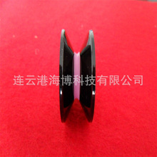 工业特种陶瓷 黑色氧化钛导丝轮 导纱轮 拉丝机导轮 纺织陶瓷轮